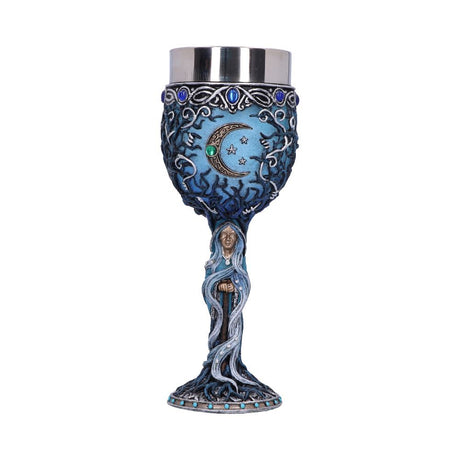 Triple Moon Crone Goblet 20.8cm: 2 - Goblets & Chalices By NN Designs