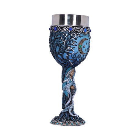 Triple Moon Crone Goblet 20.8cm: 5 - Goblets & Chalices By NN Designs