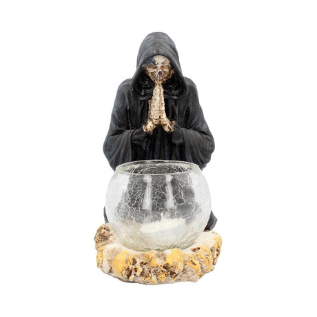 Reapers Prayer Gothic Candle Holder 19.5cm Default Title - Candles & Holders at Gift Moments