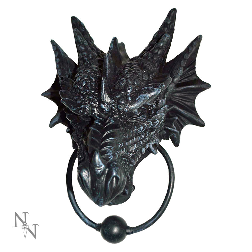 Gothic Black Dragon Door Knocker Default Title - Door Knockers at Gift Moments