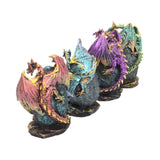 Geode Keepers set of 4 light-up dragon crystal figurines - Figures & Collectables at Gift Moments