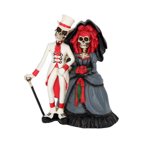 Forever By Your Side Figurine Skeleton Wedding Bride Groom Valentine Default Title - Figures & Collectables at Gift Moments