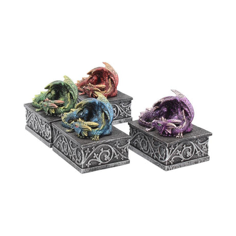 Dragons Safehold Box Set of 4 Trinket Boxes - Boxes at Gift Moments