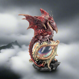 Eye of the Dragon Light Up Red Figurine Ornament