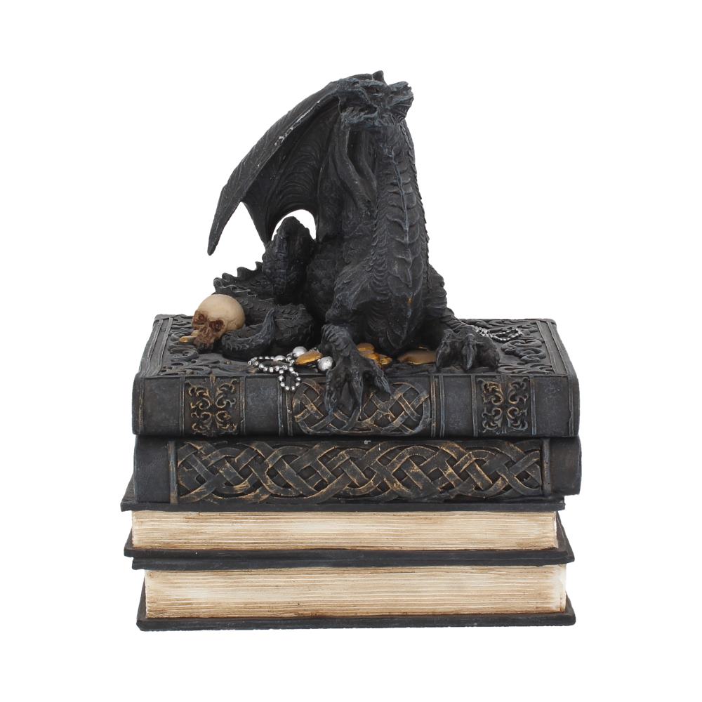 Secrets of the Dragon Box Gothic Skull Books Trinket Box Default Title - Boxes at Gift Moments