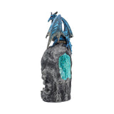 Frostwing's Gateway Figurine Blue Dragon Crystal Light Up Ornament - Figures & Collectables at Gift Moments