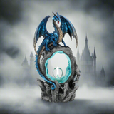 Frostwing's Gateway Figurine Blue Dragon Crystal Light Up Ornament