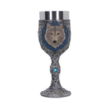 Lone Wolf Grey Animal Goblet 19.5cm - Goblets & Chalices at Gift Moments