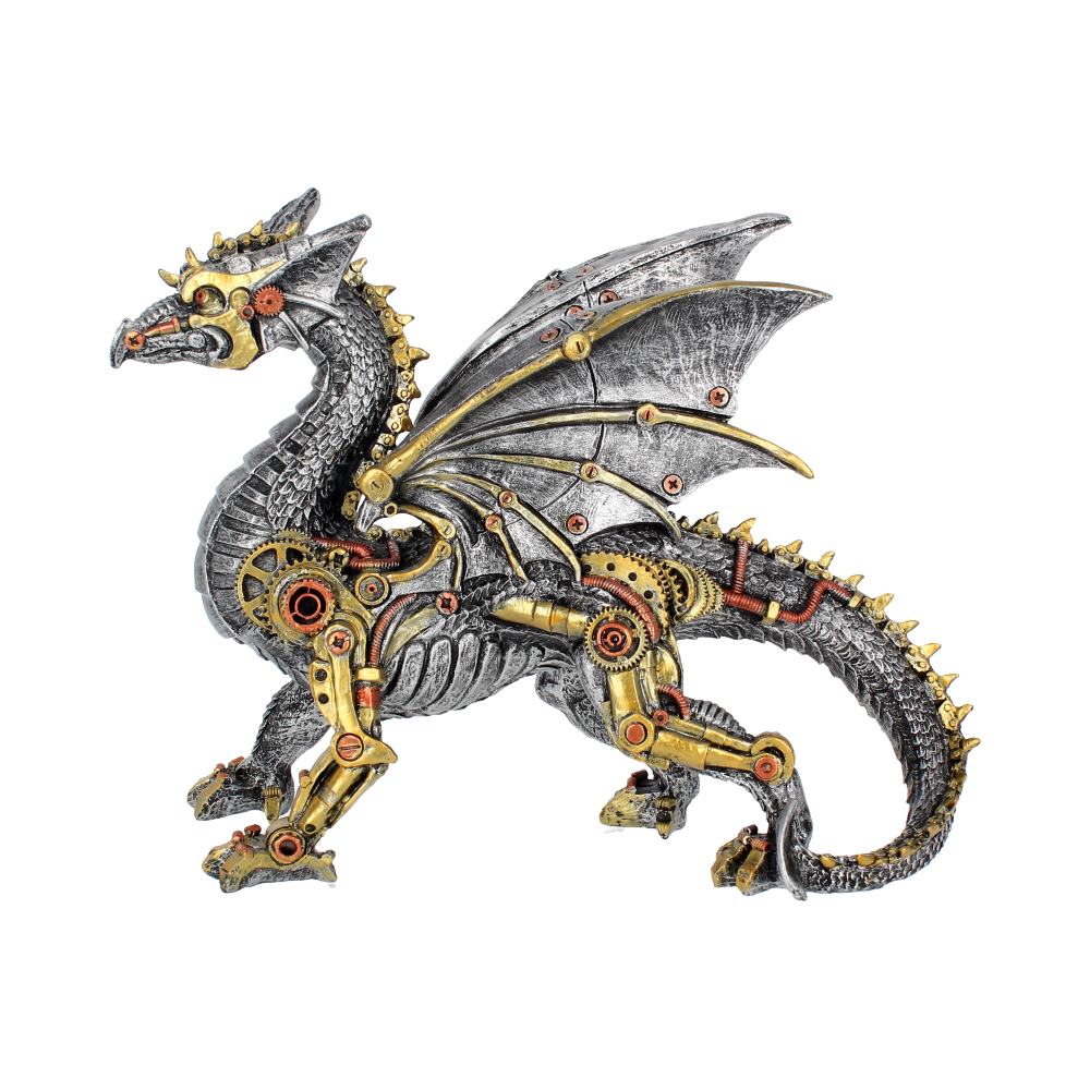 Dracus Machina Steampunk Dragon Figurine 31.5cm Default Title - Figures & Collectables at Gift Moments