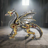 Dracus Machina Steampunk Dragon Figurine 31.5cm