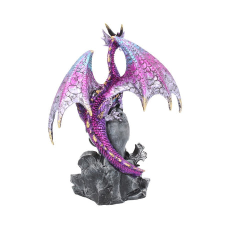 Loyal Defender Figurine Fantasy Gothic Dragon and Skull Ornament - Figures & Collectables at Gift Moments