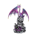 Loyal Defender Figurine Fantasy Gothic Dragon and Skull Ornament Default Title - Figures & Collectables at Gift Moments