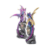 Realm Protectors Figurines Set of Two Fantasy Dragon Crystal Ornaments - Figures & Collectables at Gift Moments