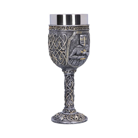 Armoured Medival Knight Soldier Goblet 19cm - Goblets & Chalices at Gift Moments