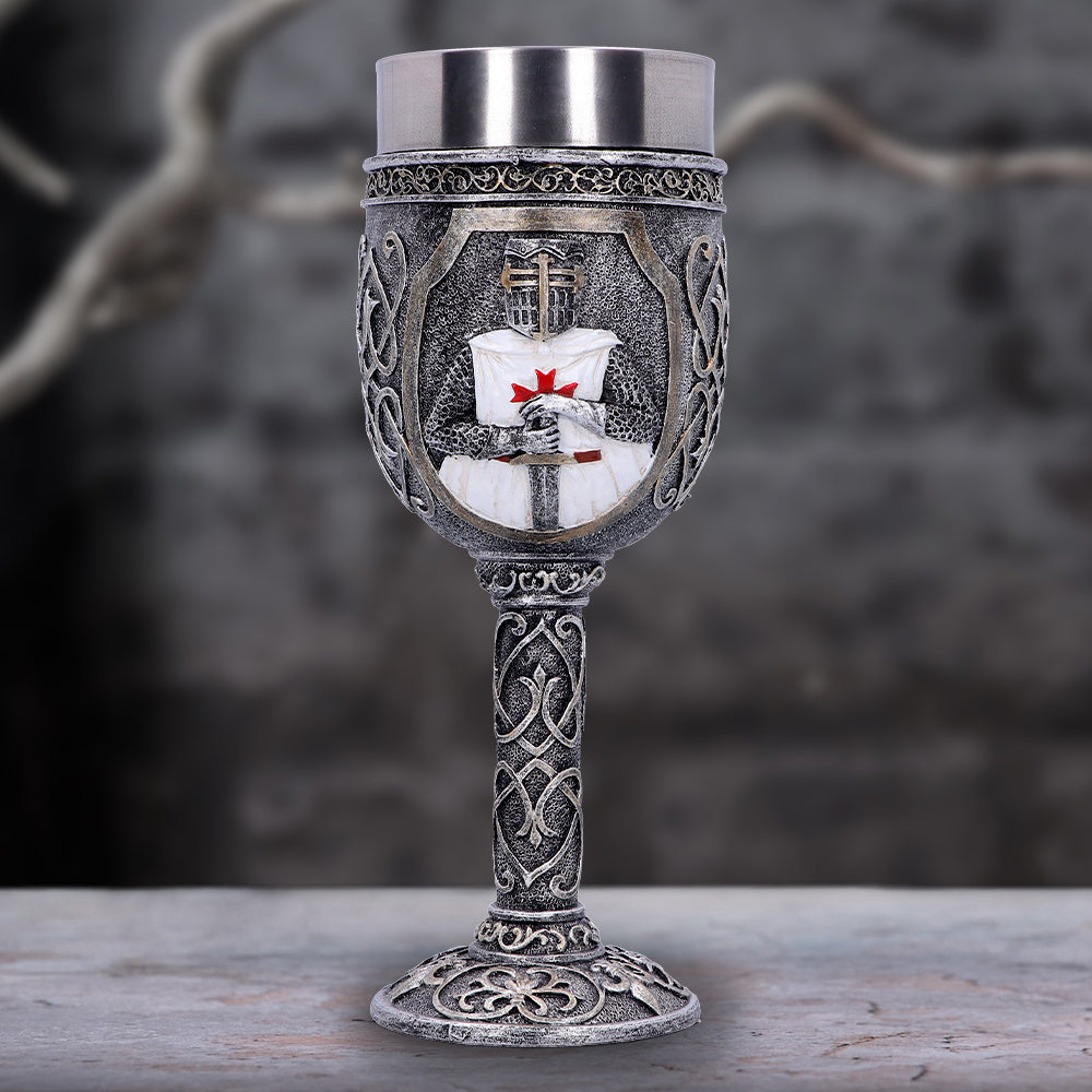 Templars Medieval Knight Goblet 19cm - Goblets & Chalices at Gift Moments