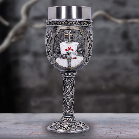 Templars Medieval Knight Goblet 19cm - Goblets & Chalices at Gift Moments