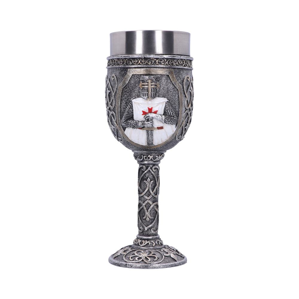 Templars Medieval Knight Goblet 19cm Default Title - Goblets & Chalices at Gift Moments