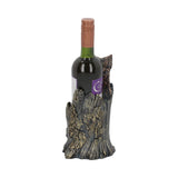 Call of the Wine Bronze Wolf Wine Bottle Holder 26cm - Guzzlers & Wine Bottle Holders at Gift Moments