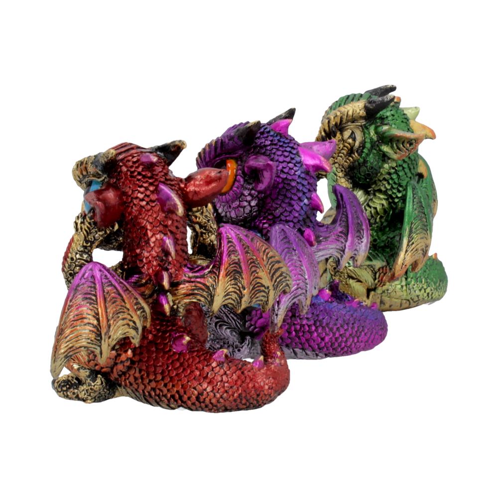 Three Wiselings Figurines Dragon Dragonling Ornaments - Figures & Collectables at Gift Moments