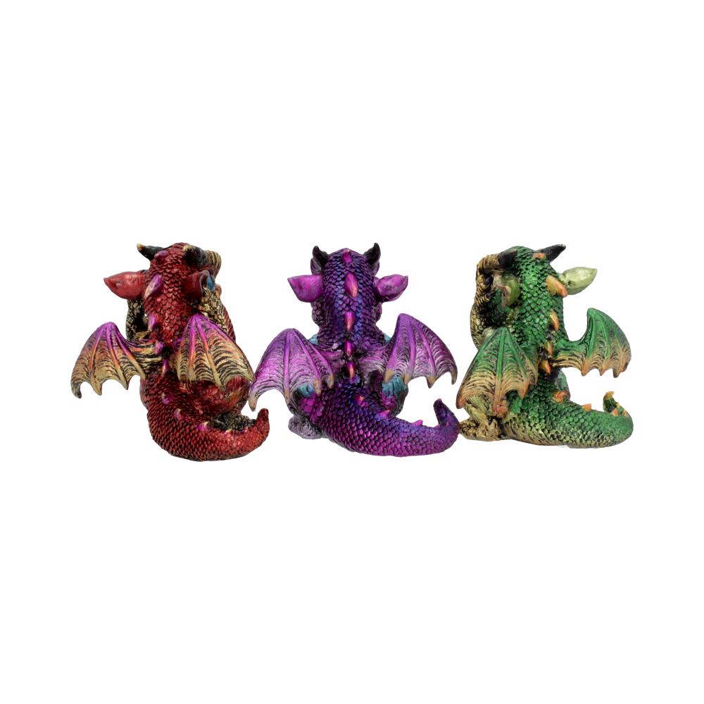 Three Wiselings Figurines Dragon Dragonling Ornaments - Figures & Collectables at Gift Moments