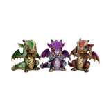 Three Wiselings Figurines Dragon Dragonling Ornaments Default Title - Figures & Collectables at Gift Moments