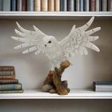 Snowy Rest Beautiful Snowy Owl Figure 38cm - Figures & Collectables at Gift Moments