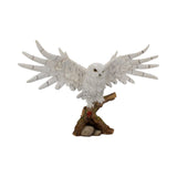 Snowy Rest Beautiful Snowy Owl Figure 38cm Default Title - Figures & Collectables at Gift Moments