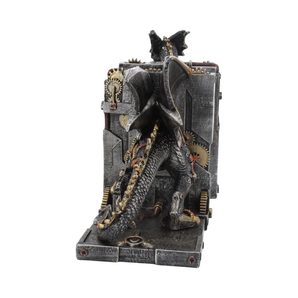 Dracus Machina Steampunk Dragon Bookends 27cm - Bookends at Gift Moments