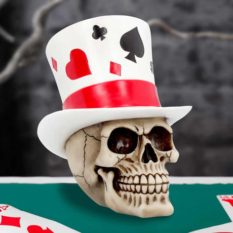 Casino Jack Lucky Top Hat Skull 20cm - Figures & Collectables at Gift Moments