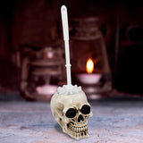 Brush with Death Skull Toilet Brush Holder 16.4cm - Toilet Brushes at Gift Moments