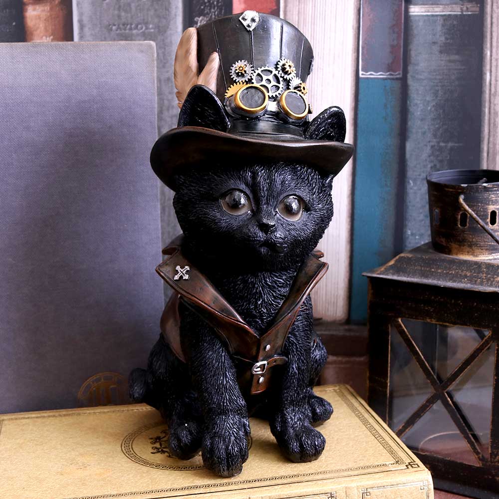 Cogsmiths Adorable Steampunk Cat 18.5cm - Figures & Collectables at Gift Moments