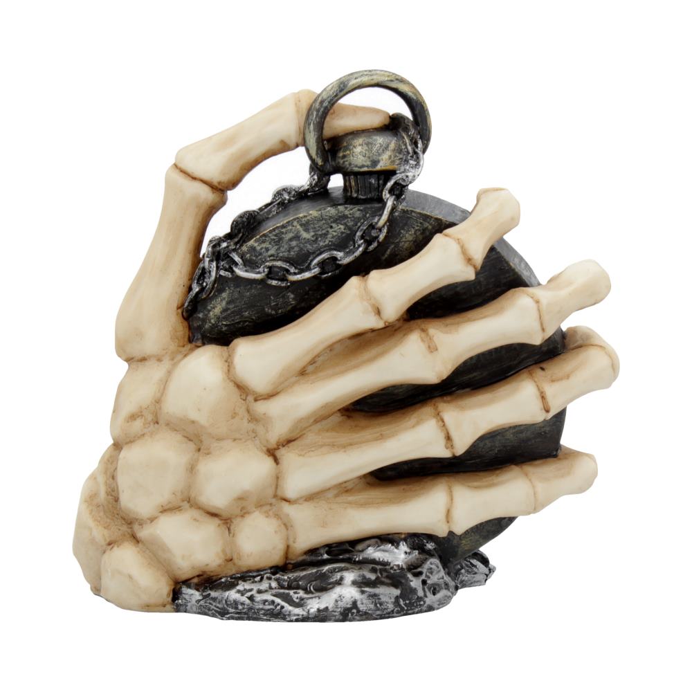 About Time Skeleton Hand and Pocket Watch Mantel Clock - Clocks at Gift Moments