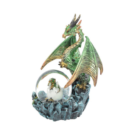 Emerald Oracle Green Dragon Fortune Seer Figurine 19cm - Snow Globes at Gift Moments