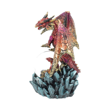 Ruby Oracle Red Dragon Fortune Seer Figurine 18.5cm - Snow Globes at Gift Moments