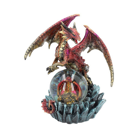 Ruby Oracle Red Dragon Fortune Seer Figurine 18.5cm Default Title - Snow Globes at Gift Moments