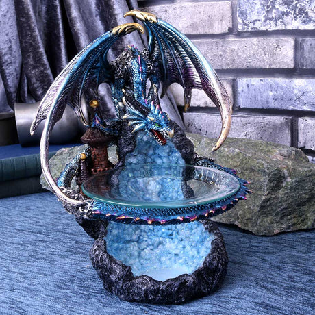 Flame Saviour Blue Dragon Oil Burner 24cm - Oil Burner at Gift Moments