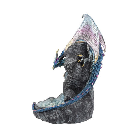 Dragons Intrigue Metallic Dragon Backflow Incense Burner - Incense Holders at Gift Moments