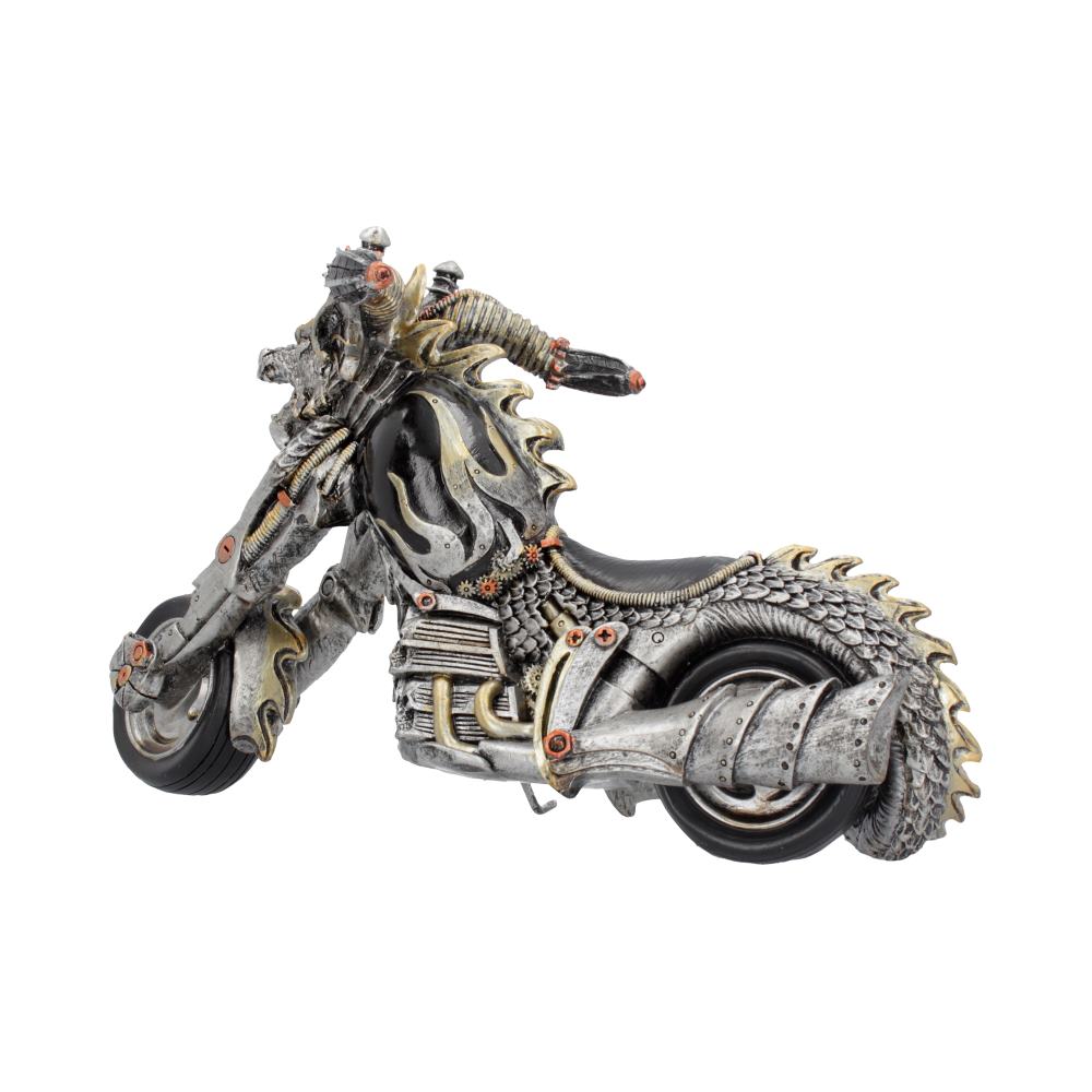 Dracus Birota Steampunk Dragon Motorcycle. 29cm - Figures & Collectables at Gift Moments