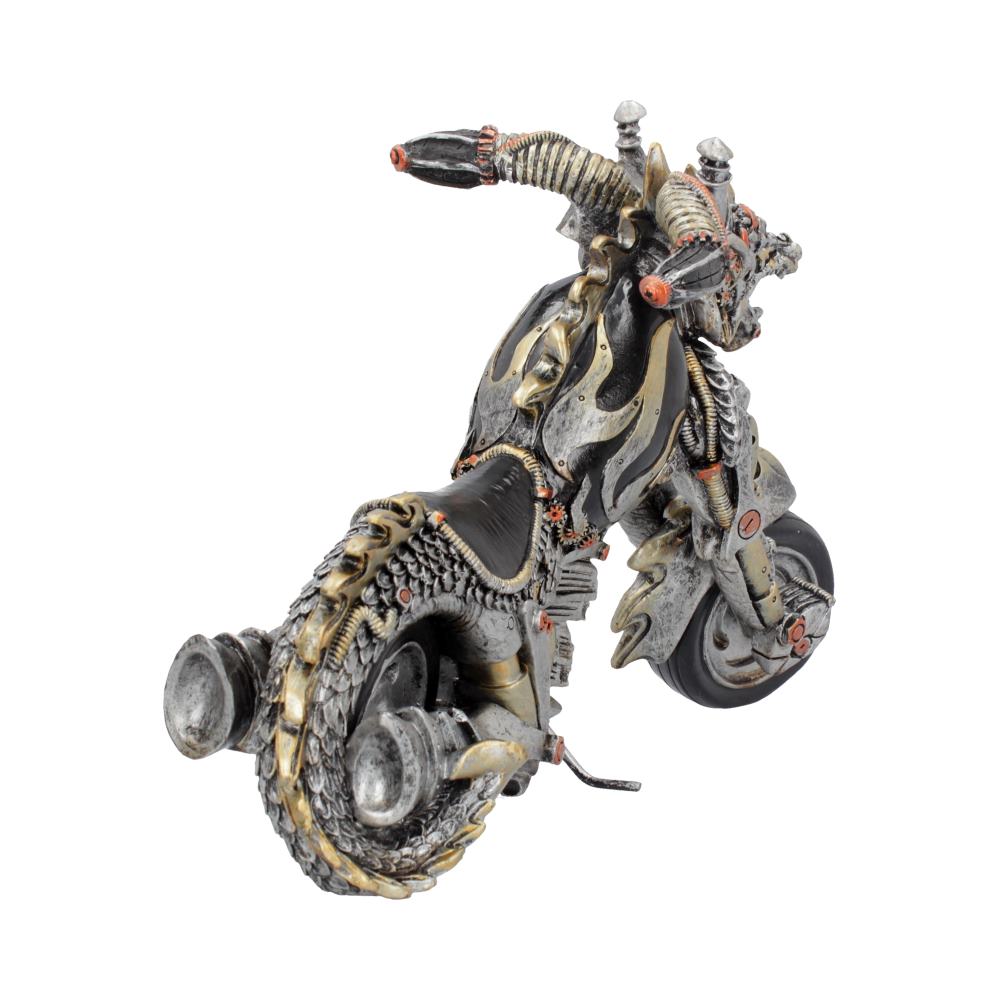 Dracus Birota Steampunk Dragon Motorcycle. 29cm - Figures & Collectables at Gift Moments