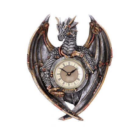 Dracus Horologium Steampunk Dragon Wall Clock Default Title - Clocks at Gift Moments