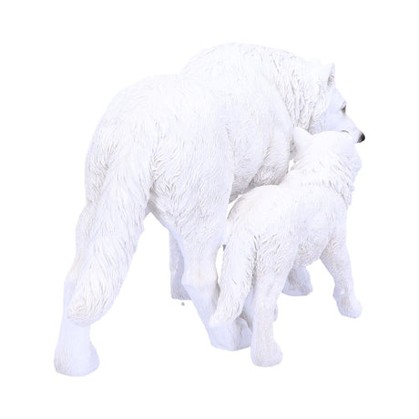 Winter Offspring Mother and Wolf Pup Ornament - Figures & Collectables at Gift Moments