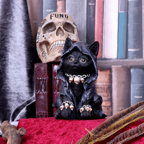 Reapers Feline Cloaked Grim Reaper Cat Figurine - Figures & Collectables at Gift Moments