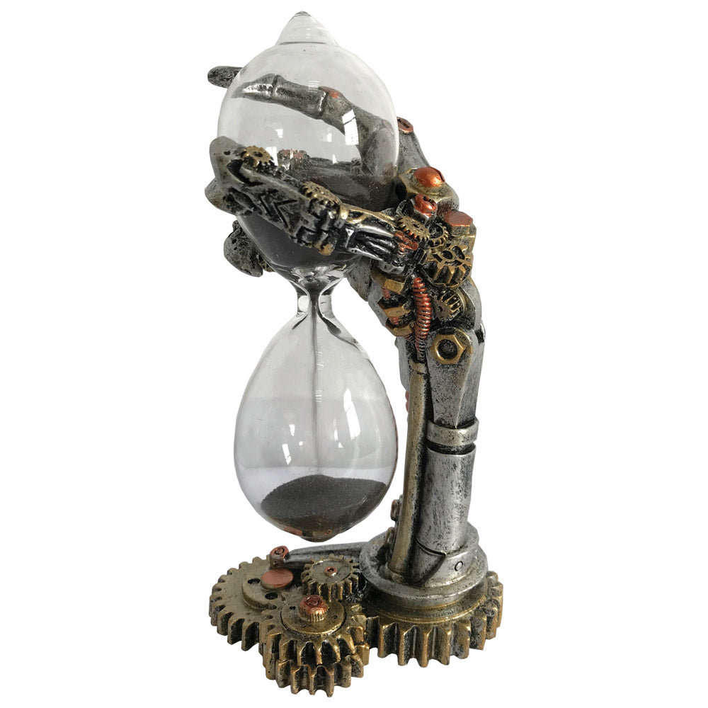 Steampunk Time after Time Skeletal Hand Sand Timer Default Title - Sand Timers at Gift Moments