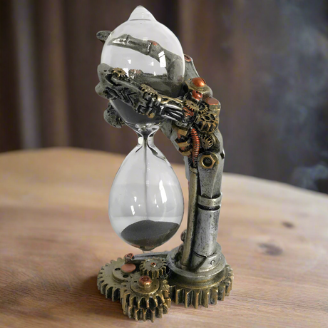 Steampunk Time after Time Skeletal Hand Sand Timer - Sand Timers at Gift Moments