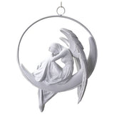 Angels Serenity White Hanging Winged Angel Decoration - Figures & Collectables at Gift Moments