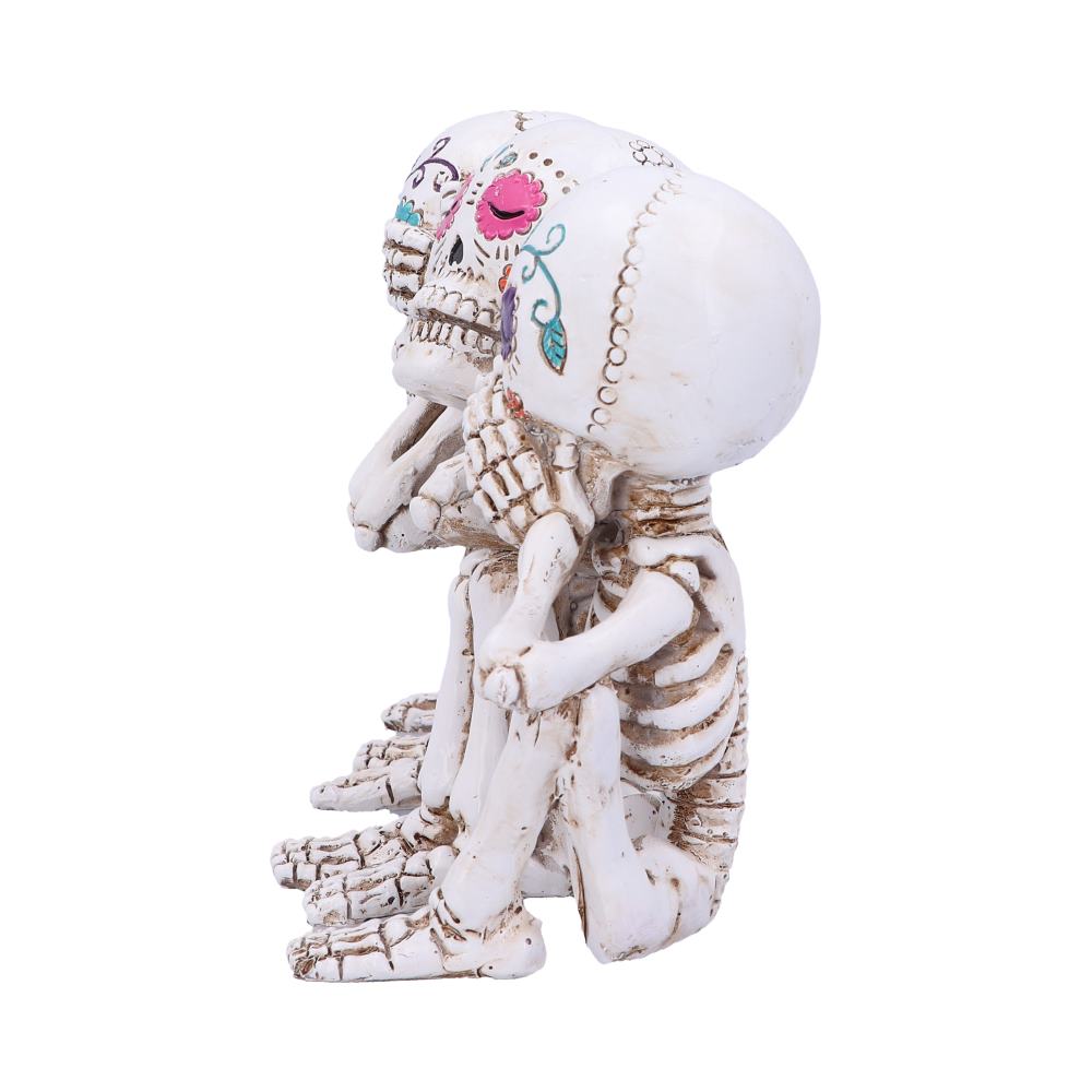 Three Wise Calaveras Skeleton Figurine 20.3cm - Figures & Collectables at Gift Moments