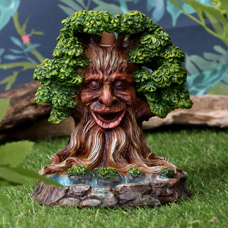 Elder Ember Tree Spirit Green Man Backflow Incense Burner - Incense Holders at Gift Moments