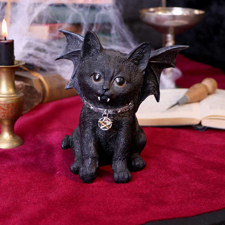 Vampuss 16cm Black Bat Cat Figurine - Figures & Collectables at Gift Moments