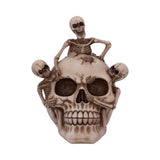 Breaking Free Skeleton Emerging from Skull Ornament 17.7cm Default Title - Figures & Collectables at Gift Moments