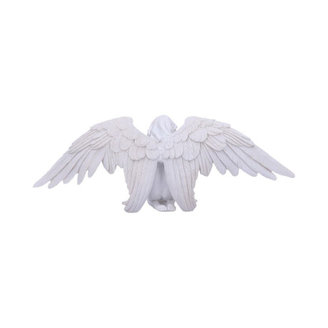 White Angels Offering Kneeling Caped Angel Figurine - Figures & Collectables at Gift Moments